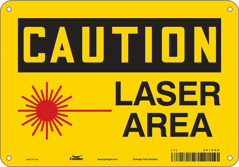 Safety Sign 7 inx10 in Polyethylene MPN:451P86