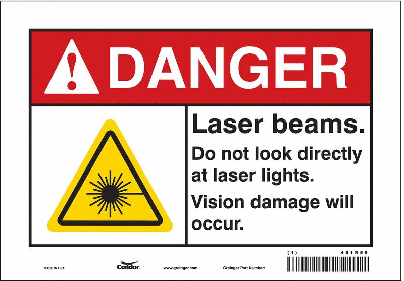 Safety Sign 7 inx10 in Vinyl MPN:451R59