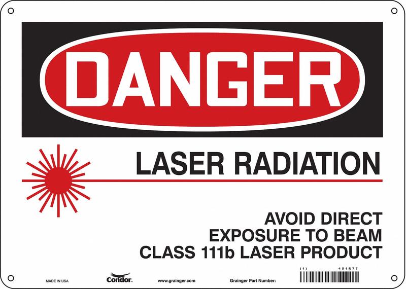 Safety Sign 10 inx14 in Polyethylene MPN:451R77