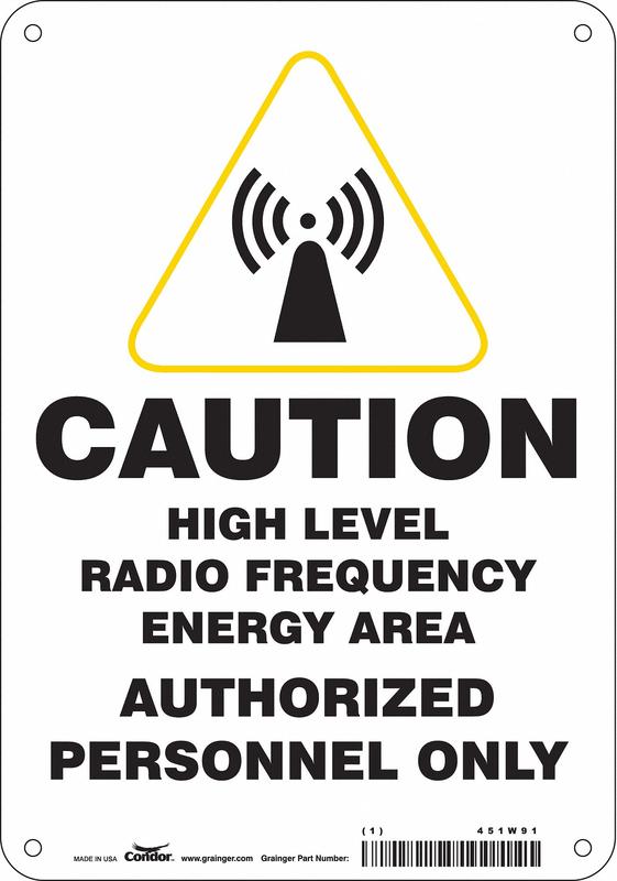 Safety Sign 10 inx7 in Polyethylene MPN:451W91