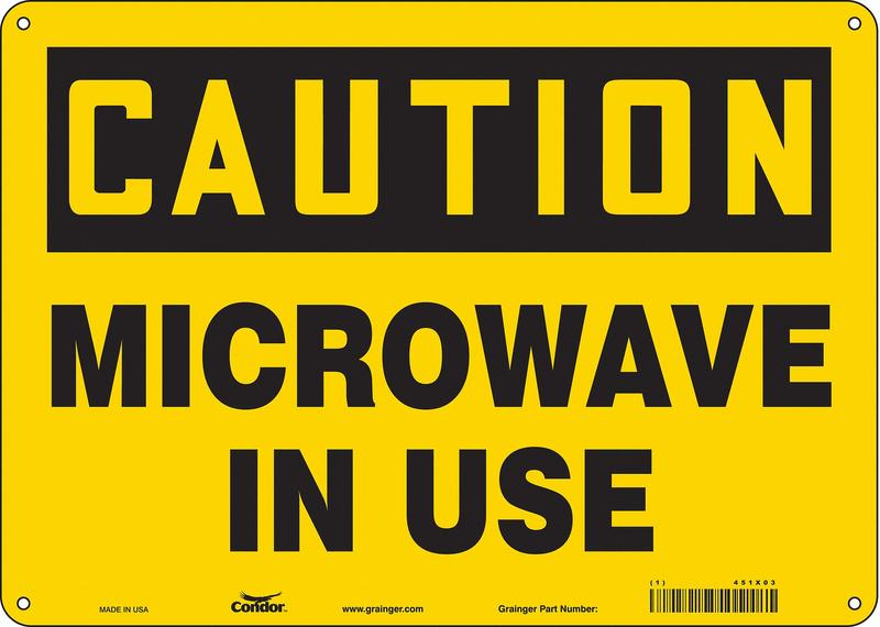 Safety Sign 10 inx14 in Aluminum MPN:451X03