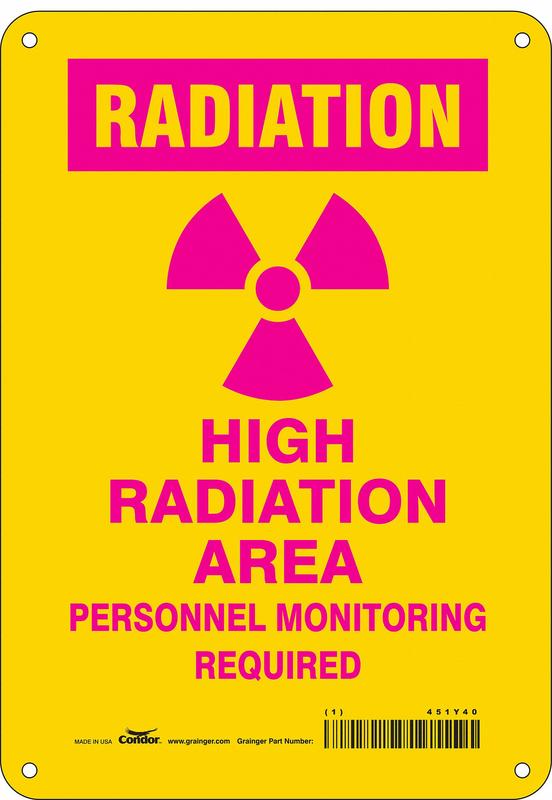 Safety Sign 10 inx7 in Polyethylene MPN:451Y40