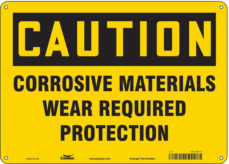 J6946 Safety Sign 10 in x 14 in Aluminum MPN:464W85