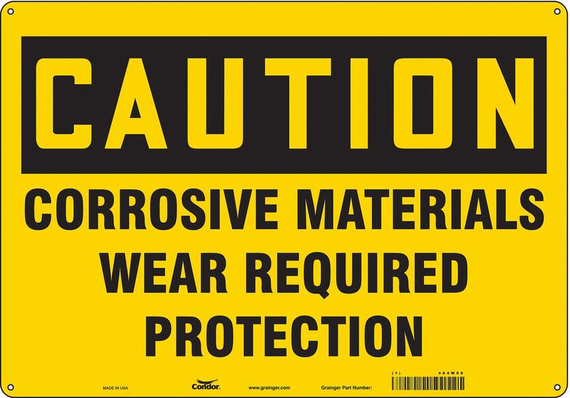 J6946 Safety Sign 14 inx20 in Polyethylene MPN:464W90