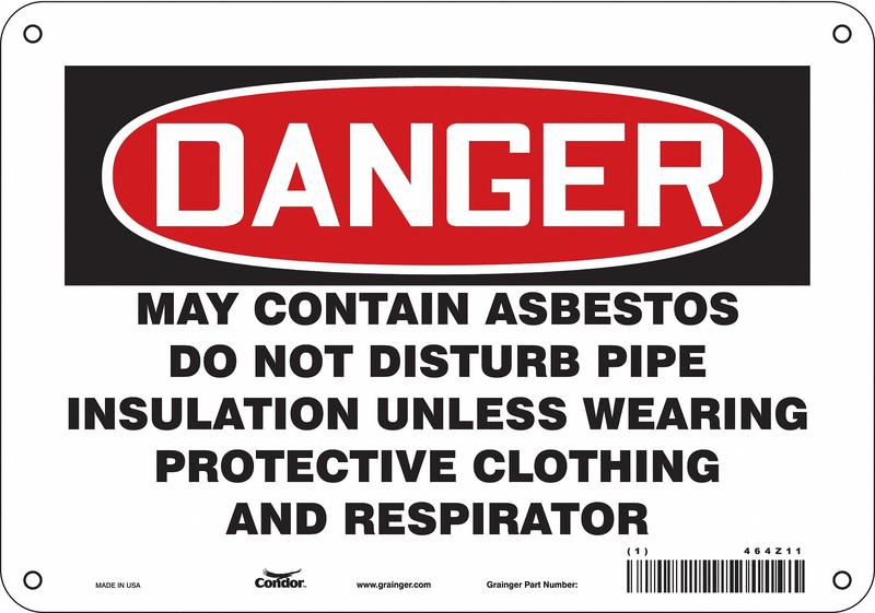 Safety Sign 7 in x 10 in Aluminum MPN:464Z11