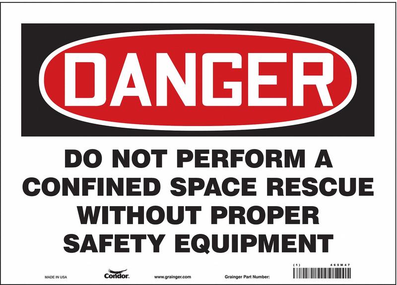 Safety Sign 10 in x 14 in Vinyl MPN:465M47