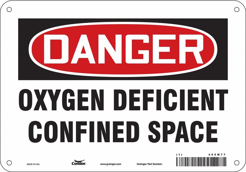 Safety Sign 7 in x 10 in Polyethylene MPN:465M77