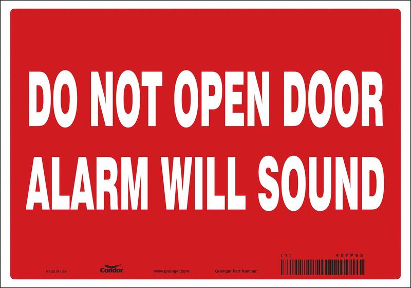 Safety Sign 7 in x 10 in Vinyl MPN:467P65