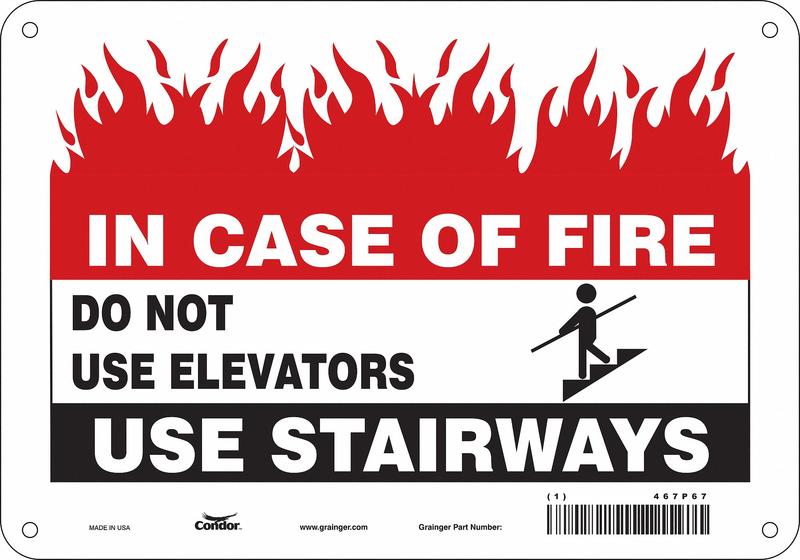 Safety Sign 7 in x 10 in Aluminum MPN:467P67