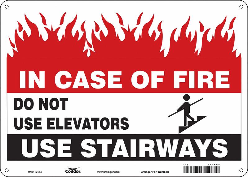 Safety Sign 10 in x 14 in Aluminum MPN:467P68