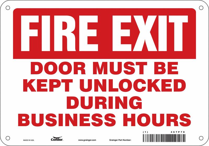 Safety Sign 7 in x 10 in Aluminum MPN:467P78