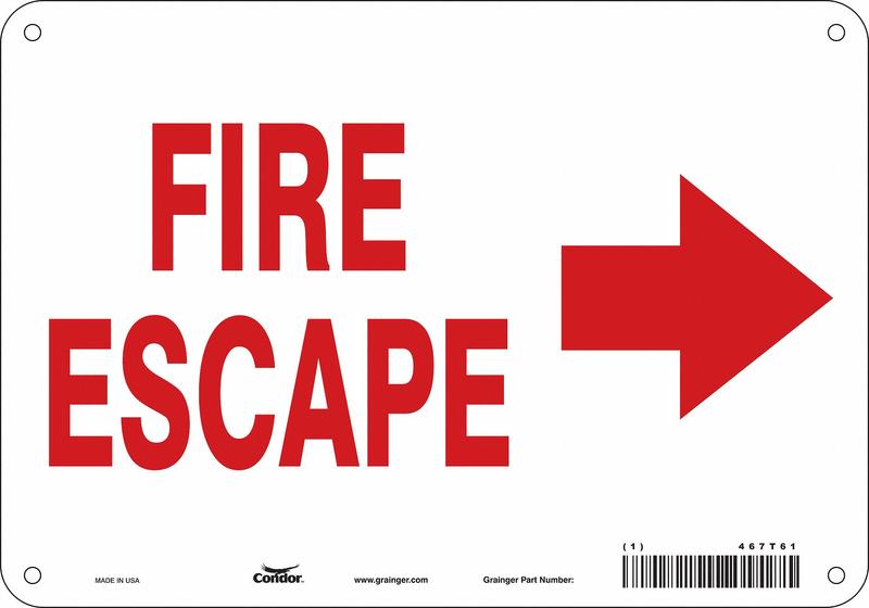 Safety Sign 7 in x 10 in Aluminum MPN:467T61