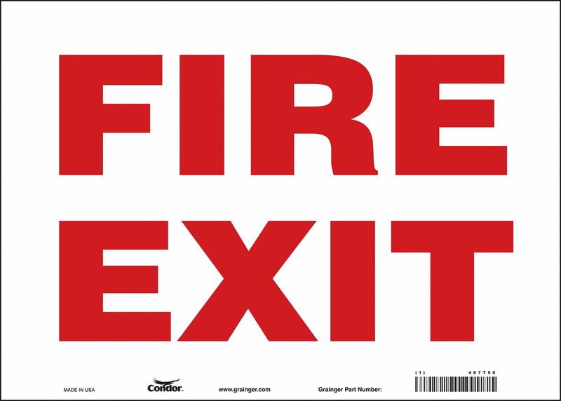 Safety Sign 10 in x 14 in Vinyl MPN:467T98