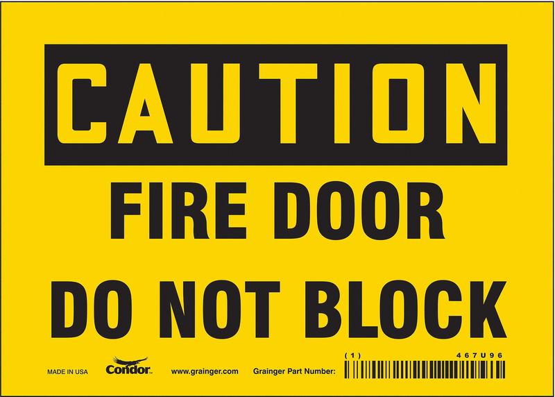 Safety Sign 5 in x 7 in Vinyl MPN:467U96