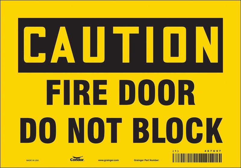 Safety Sign 7 in x 10 in Vinyl MPN:467U97