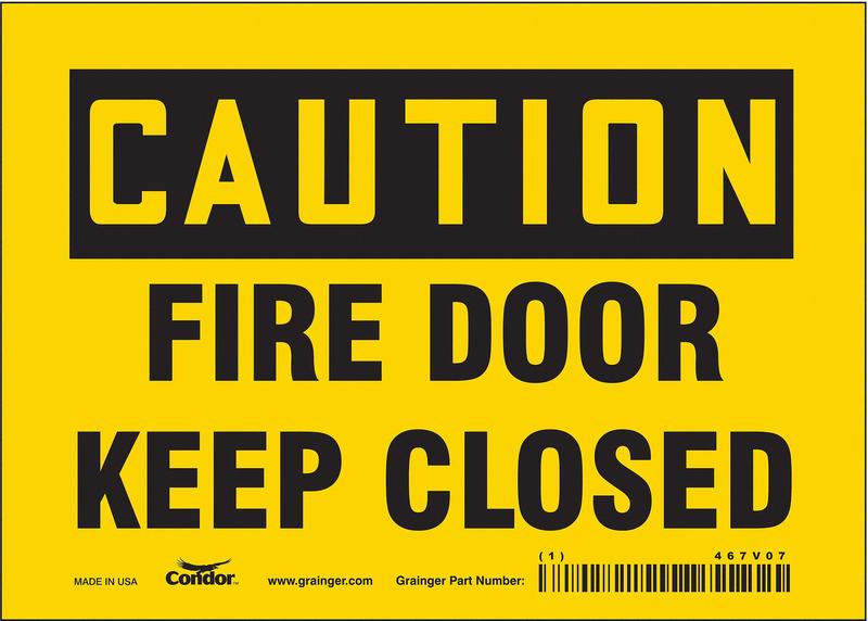 Safety Sign 5 in x 7 in Vinyl MPN:467V07