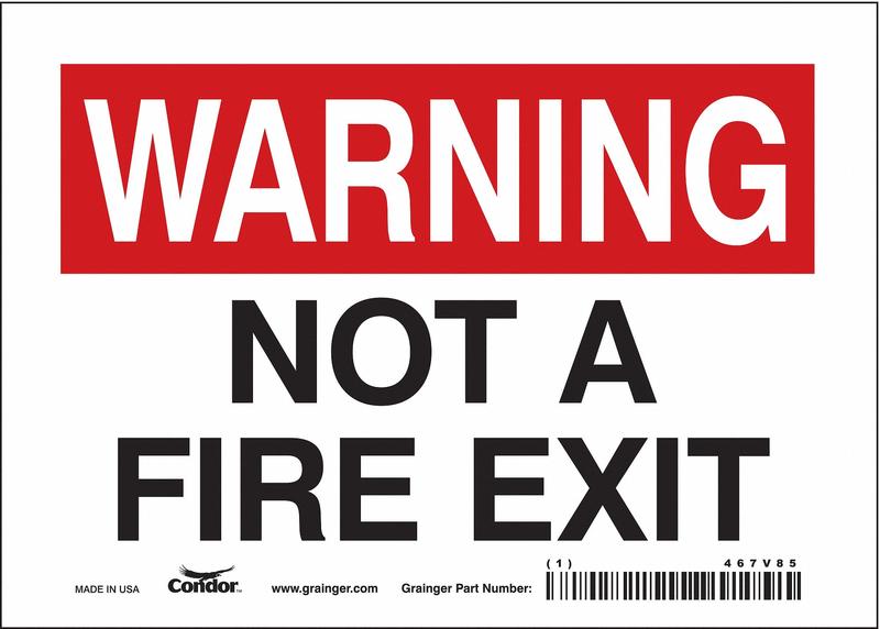 J9288 Safety Sign 5 in x 7 in Vinyl MPN:467V85