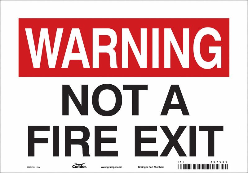 J9288 Safety Sign 7 in x 10 in Vinyl MPN:467V86