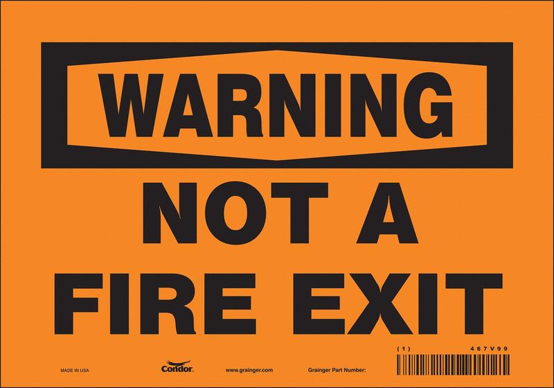 Safety Sign 7 in x 10 in Vinyl MPN:467V99