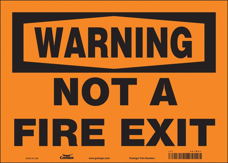 Safety Sign 10 in x 14 in Vinyl MPN:467W01