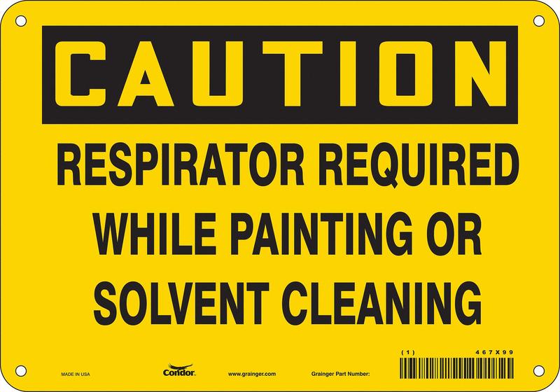 Safety Sign 7 in x 10 in Aluminum MPN:467X99