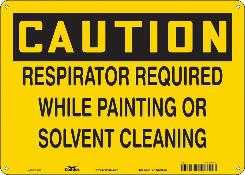 Safety Sign 10 in x 14 in Aluminum MPN:467Y01