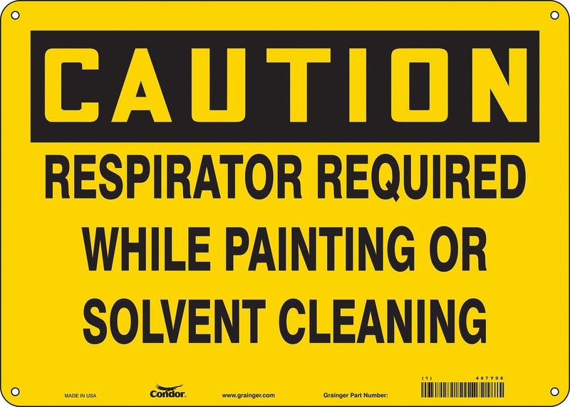 Safety Sign 10 inx14 in Vinyl MPN:467Y06