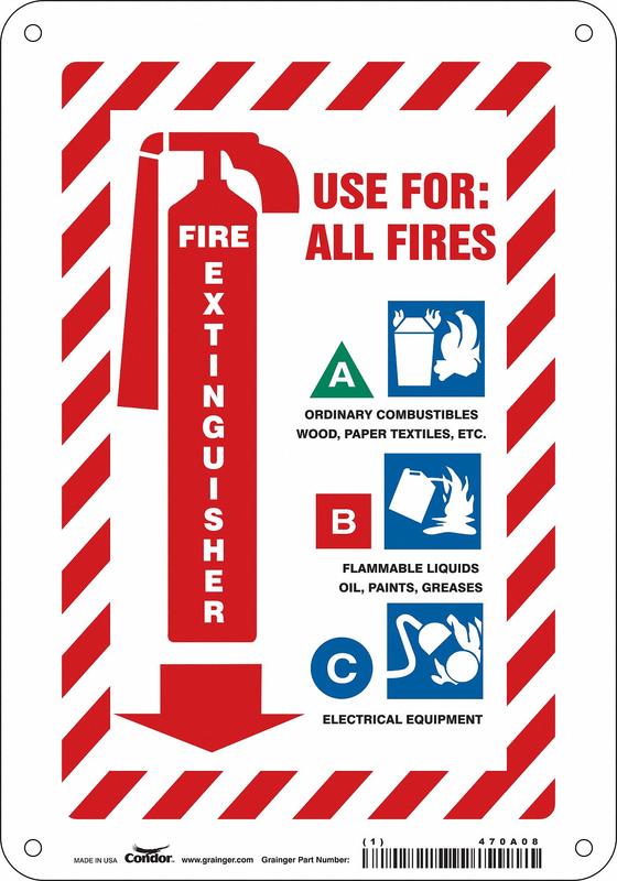 Safety Sign 10 in x 7 in Aluminum MPN:470A08