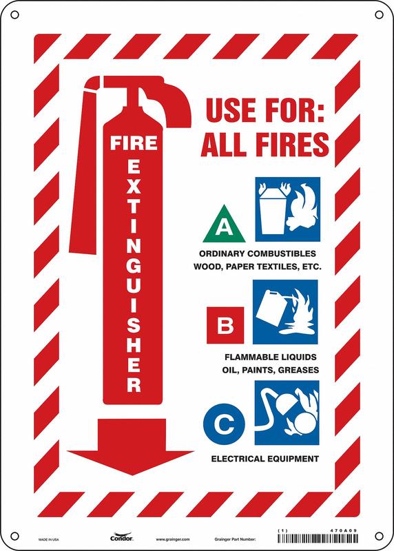 Safety Sign 14 in x 10 in Aluminum MPN:470A09