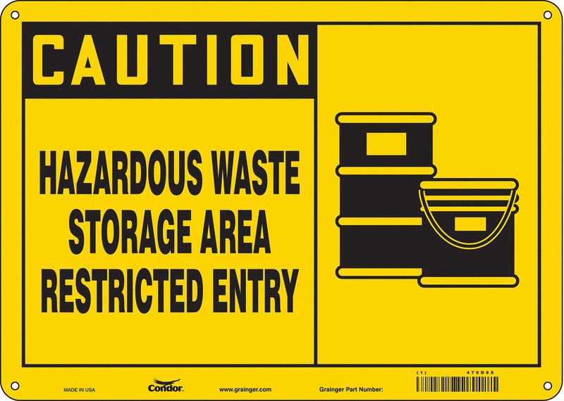 Safety Sign 10 in x 14 in Aluminum MPN:470D89