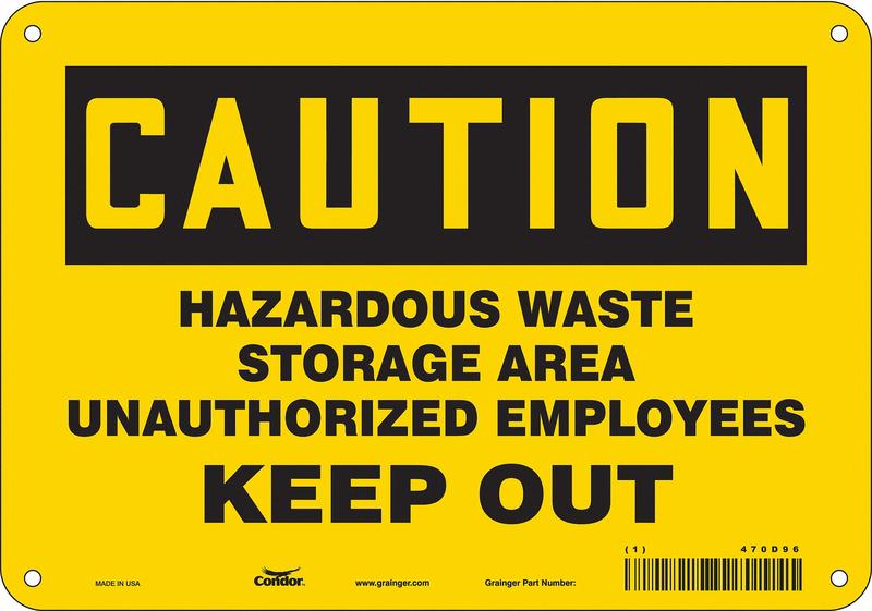 Safety Sign 7 in x 10 in Aluminum MPN:470D96