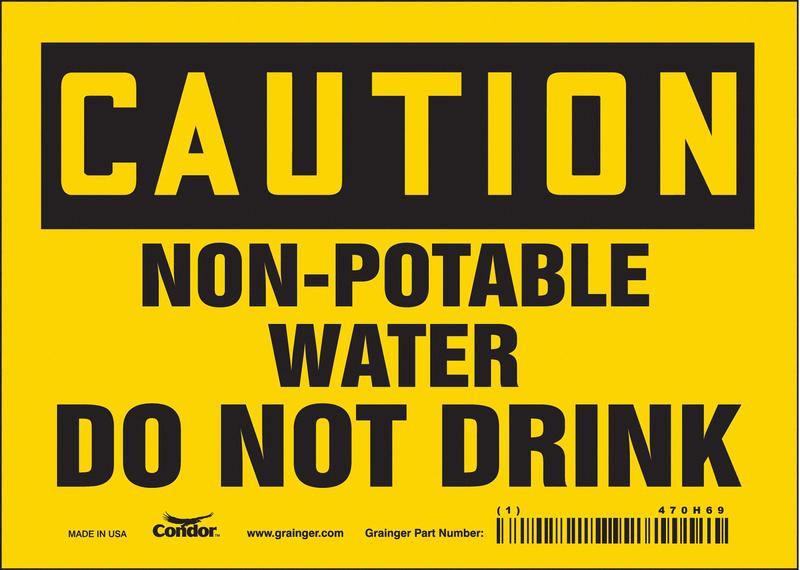 Safety Sign 5 inx7 in Vinyl MPN:470H69