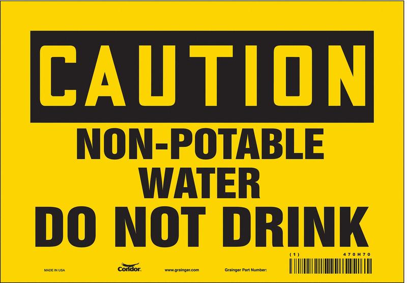 Safety Sign 7 inx10 in Vinyl MPN:470H70