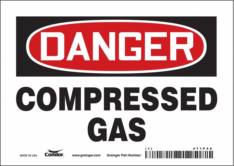 Safety Sign 5 inx7 in Vinyl MPN:471P49