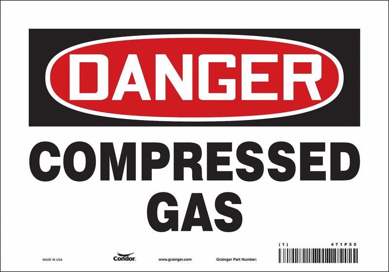 Safety Sign 7 inx10 in Vinyl MPN:471P50