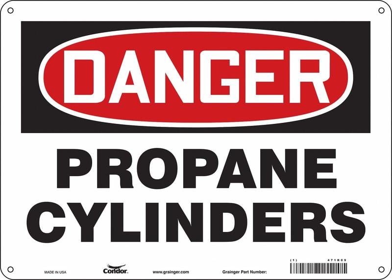 Safety Sign 10 inx14 in Aluminum MPN:471R09