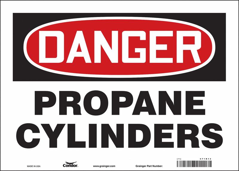 Safety Sign 10 inx14 in Vinyl MPN:471R13