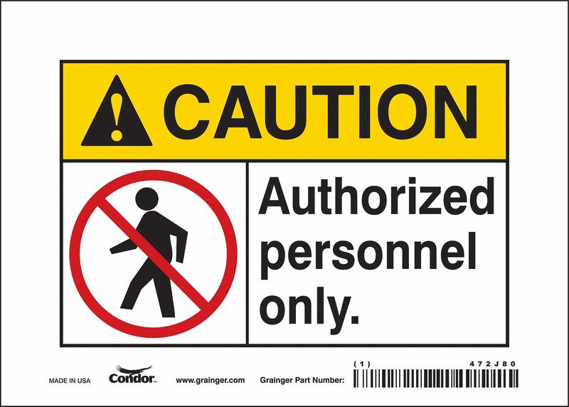 Safety Sign 5 inx7 in Vinyl MPN:472J80