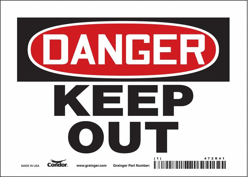 J6935 Safety Sign 5 inx7 in Vinyl MPN:472R41