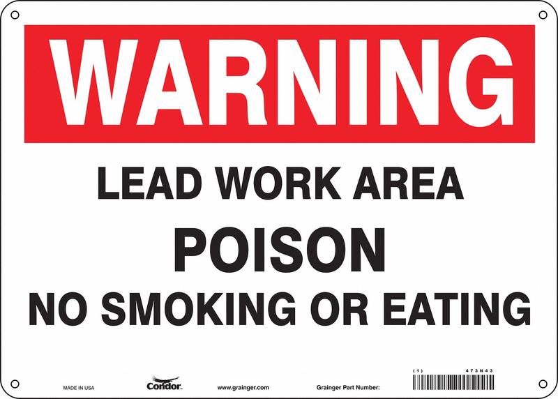 J8395 Safety Sign 10 inx14 in Aluminum MPN:473N43