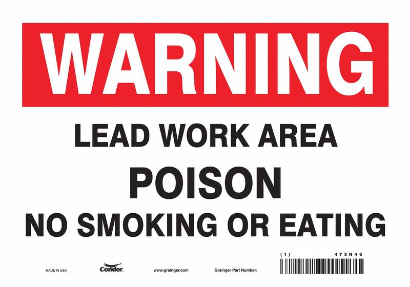 J8395 Safety Sign 7 inx10 in Vinyl MPN:473N46