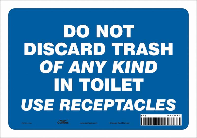 Safety Sign 7 in x 10 in Vinyl MPN:474A27