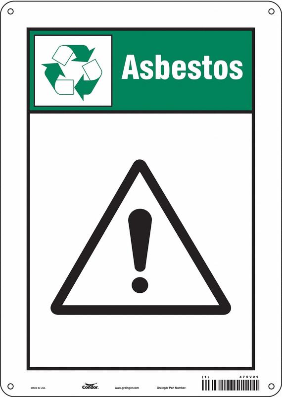 Safety Sign 14 inx10 in Aluminum MPN:475V29