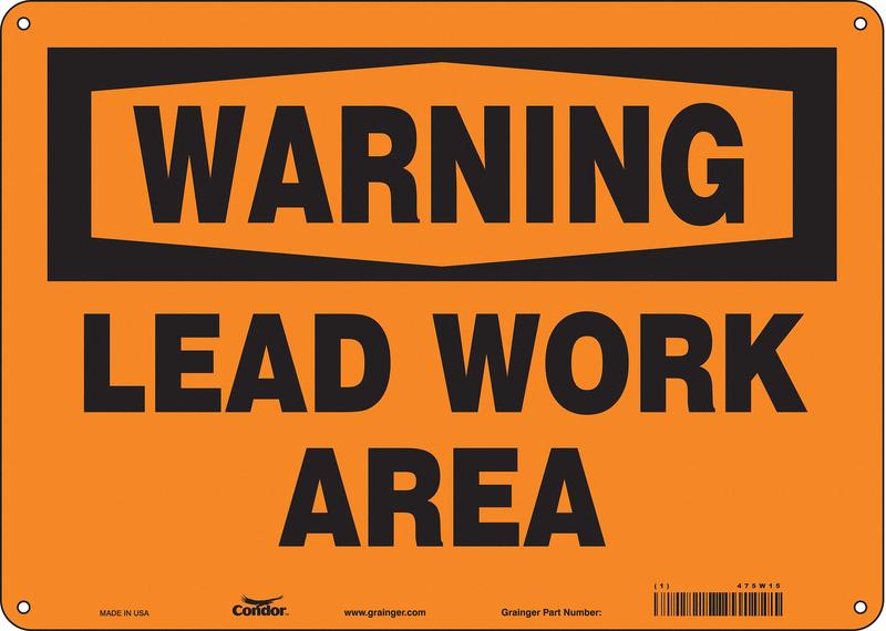 Safety Sign 10 inx14 in Aluminum MPN:475W15