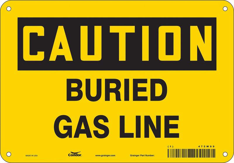 Safety Sign 7 inx10 in Polyethylene MPN:475W99