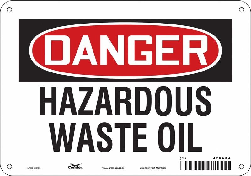 Safety Sign 7 in x 10 in Polyethylene MPN:476A84