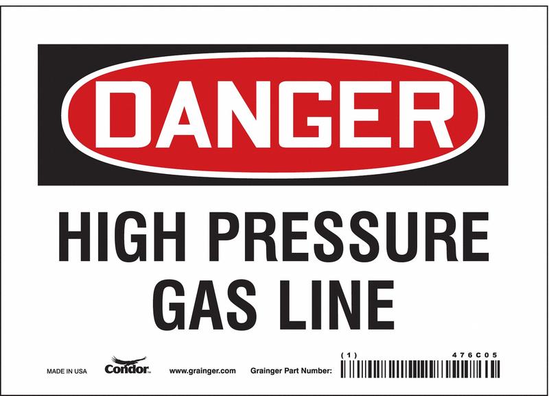 Safety Sign 5 in x 7 in Vinyl MPN:476C05