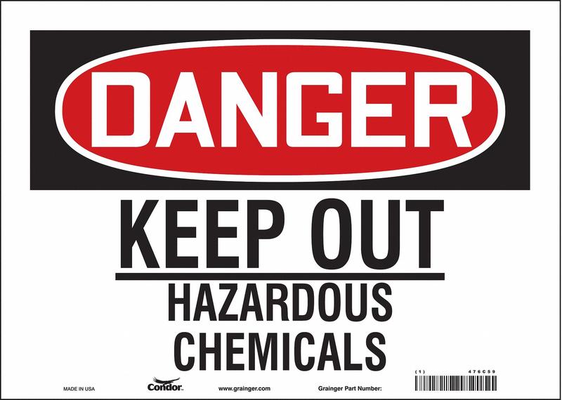 Safety Sign 10 inx14 in Vinyl MPN:476C59