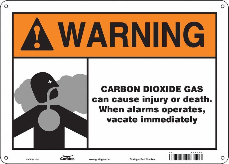 Safety Sign 10 inx14 in Polyethylene MPN:476G17