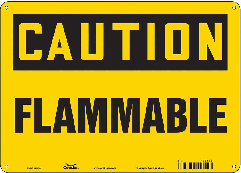 Safety Sign 10 inx14 in Aluminum MPN:478F26